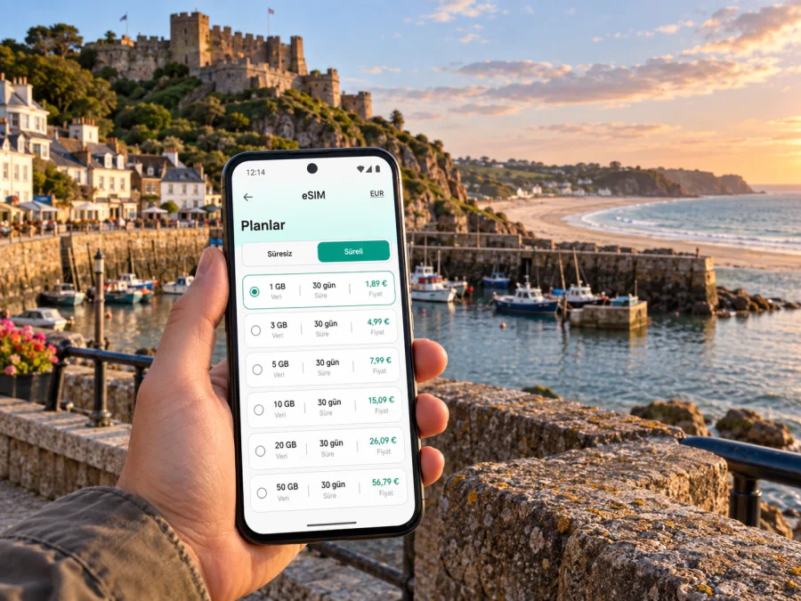 Grouville eSIM: Jersey Seyahati için İnternet Rehberi