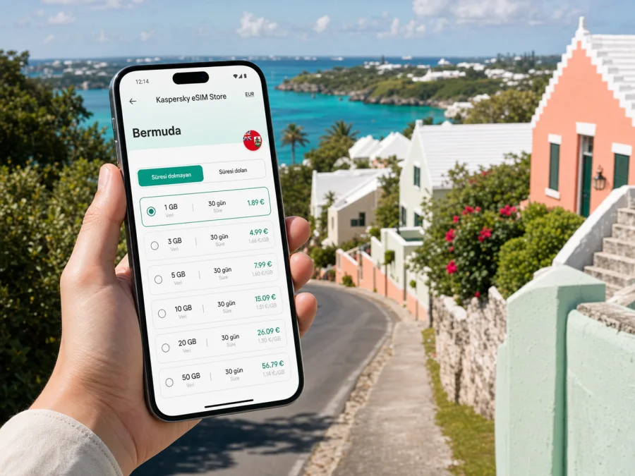 Devonshire eSIM: Bermuda internet rehberi