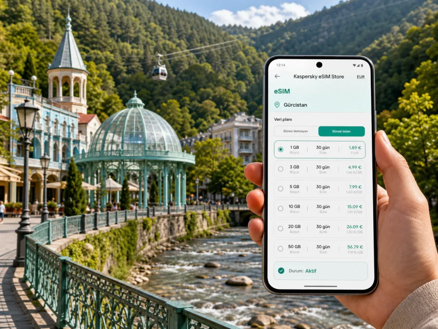 Borjomi eSIM: mobil internet ve bağlantı rehberi