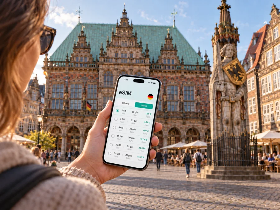 Bremen eSIM: mobil internet ve şehir rehberi