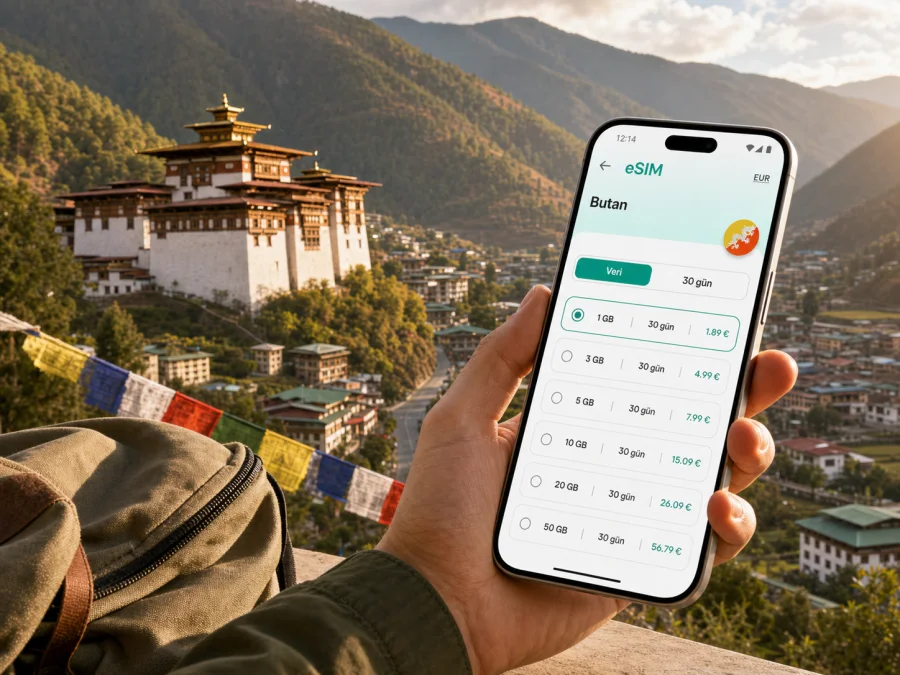 Trashigang eSIM: mobil internet rehberi