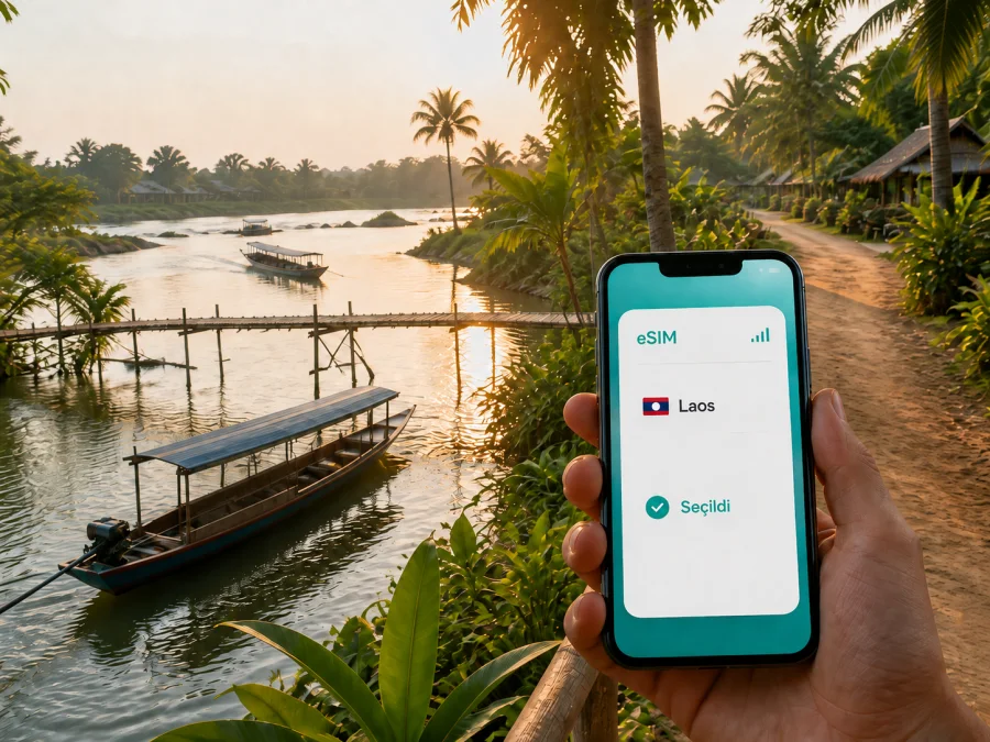 Don Det eSIM: Laos'ta mobil internet rehberi