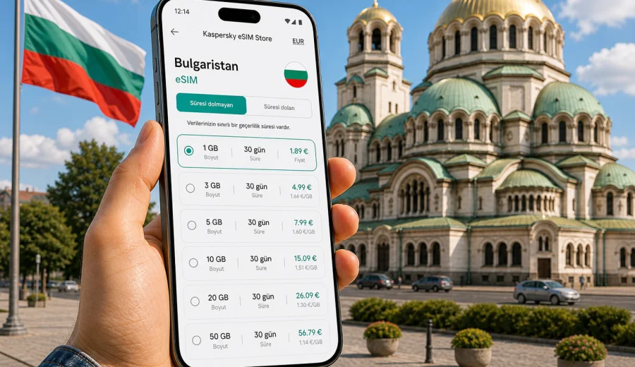 Bulgaristan eSIM: mobil internet rehberi