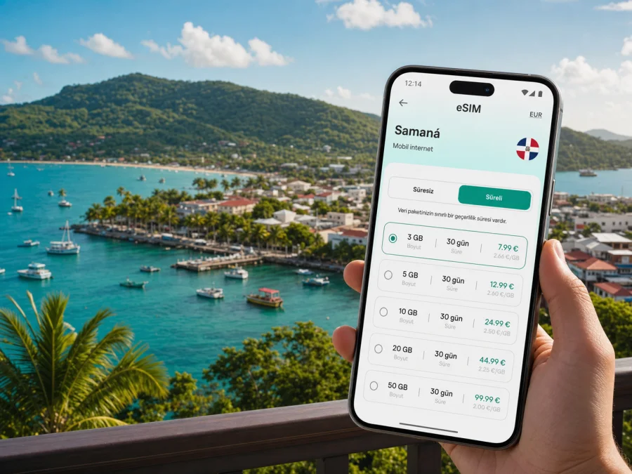 Samana eSIM: mobil internet rehberi