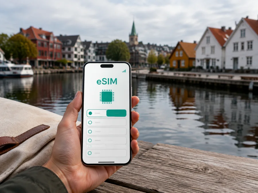Kristiansand eSIM: mobil internet ve bağlantı rehberi