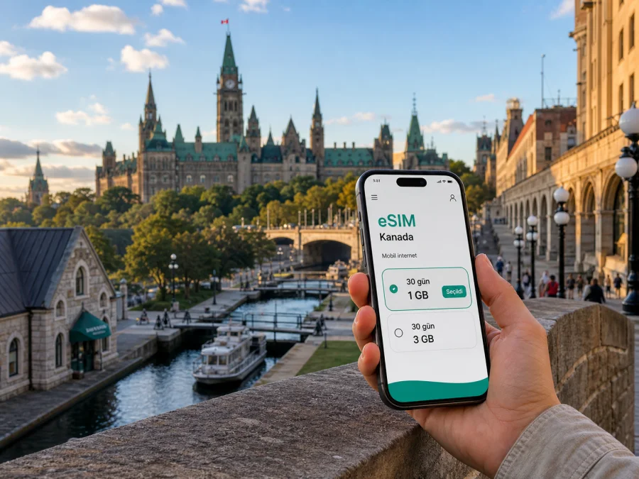 Ottawa eSIM: mobil internet rehberi