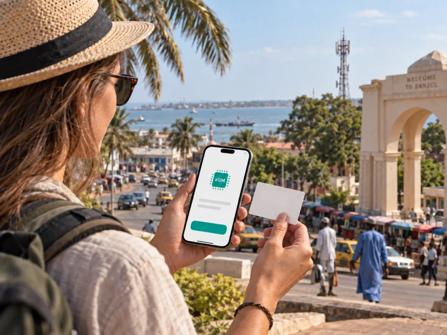 Qcell eSIM Gambiya'da: aktivasyon ve uyumluluk