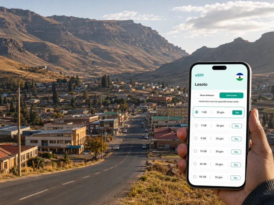 Thaba-Tseka eSIM: Lesoto’da mobil internet rehberi