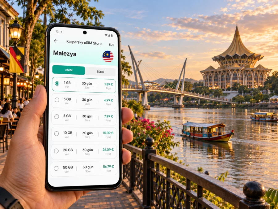 Kuching eSIM: Malezya’da Mobil İnternet Rehberi