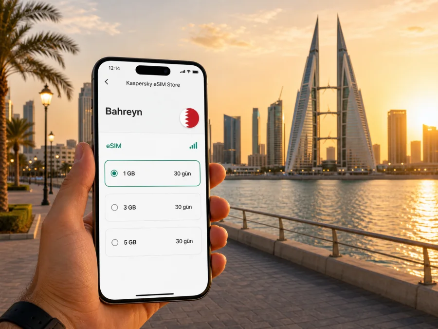 Manama eSIM: mobil internet ve bağlantı