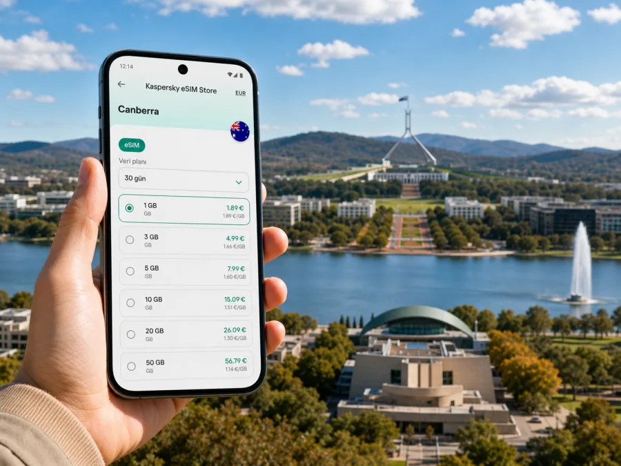 Canberra eSIM: mobil internet rehberi