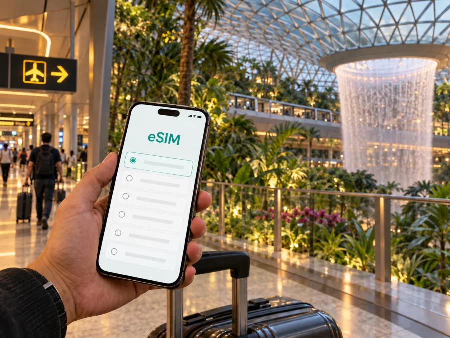 Changi eSIM: Singapur'da mobil internet rehberi