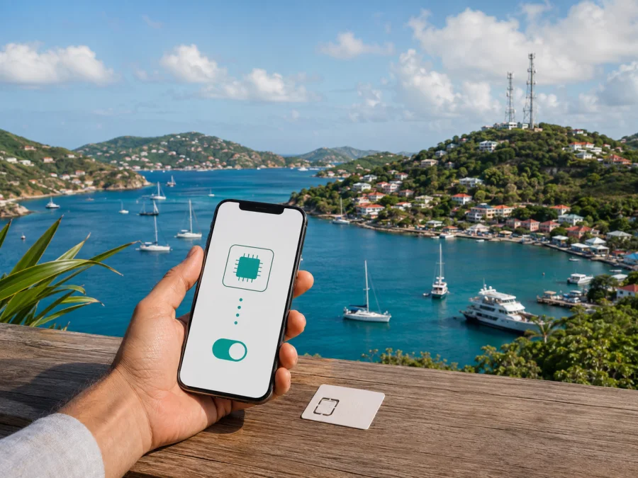 CCT eSIM Virgin Adaları, Britanya'da: kontrol rehberi
