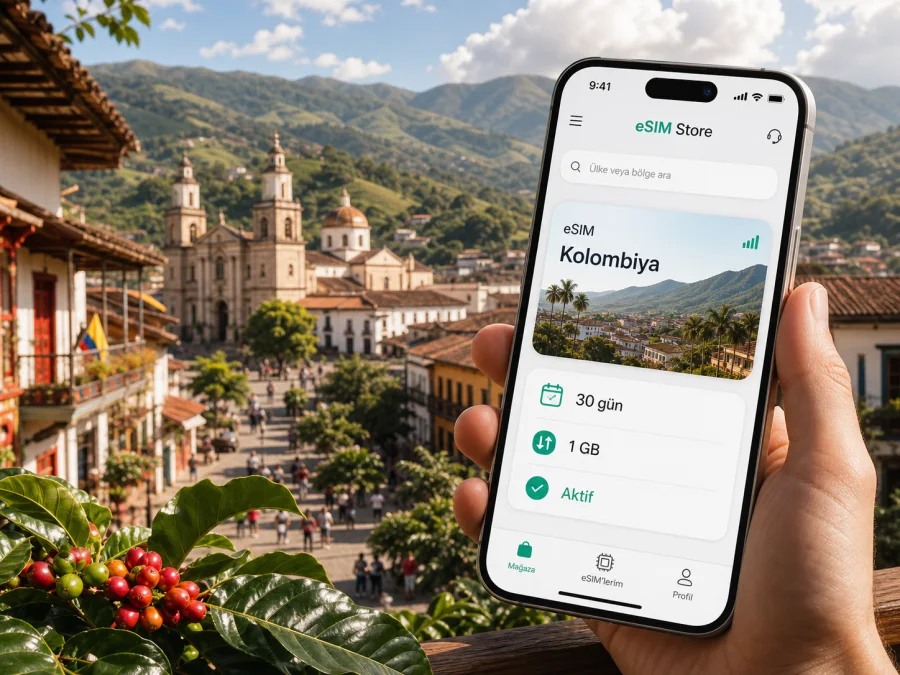 Ermenistan eSIM: Kolombiya'da internet