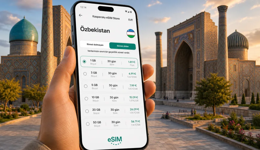 Özbekistan eSIM: mobil internet rehberi
