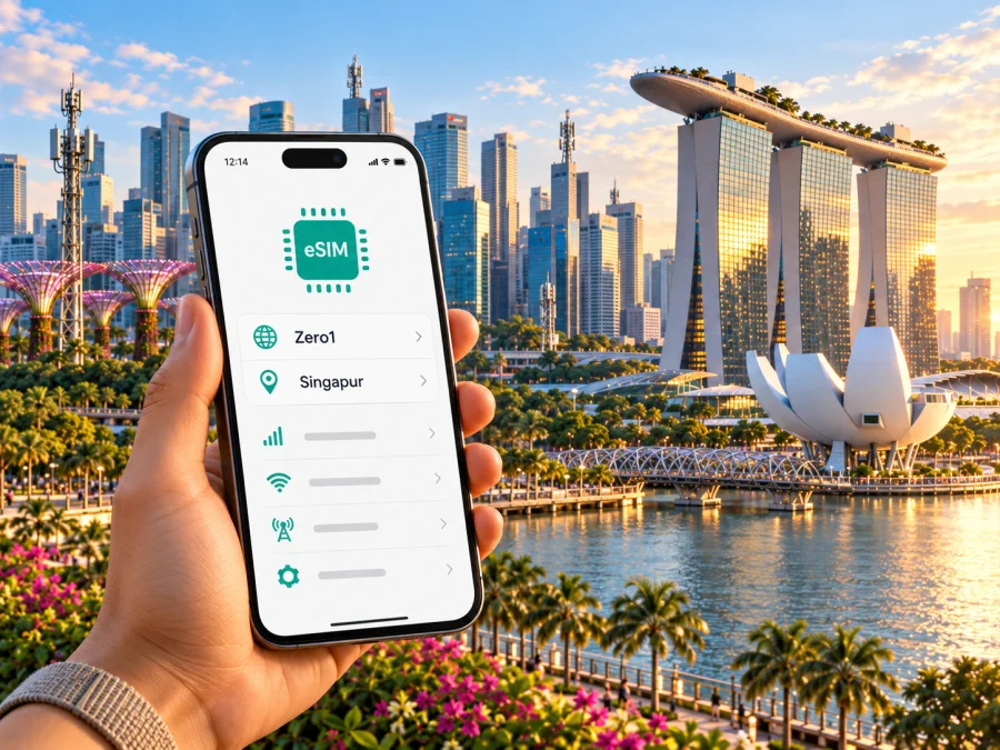 Zero1 eSIM Singapur: kurulum ve seyahat rehberi