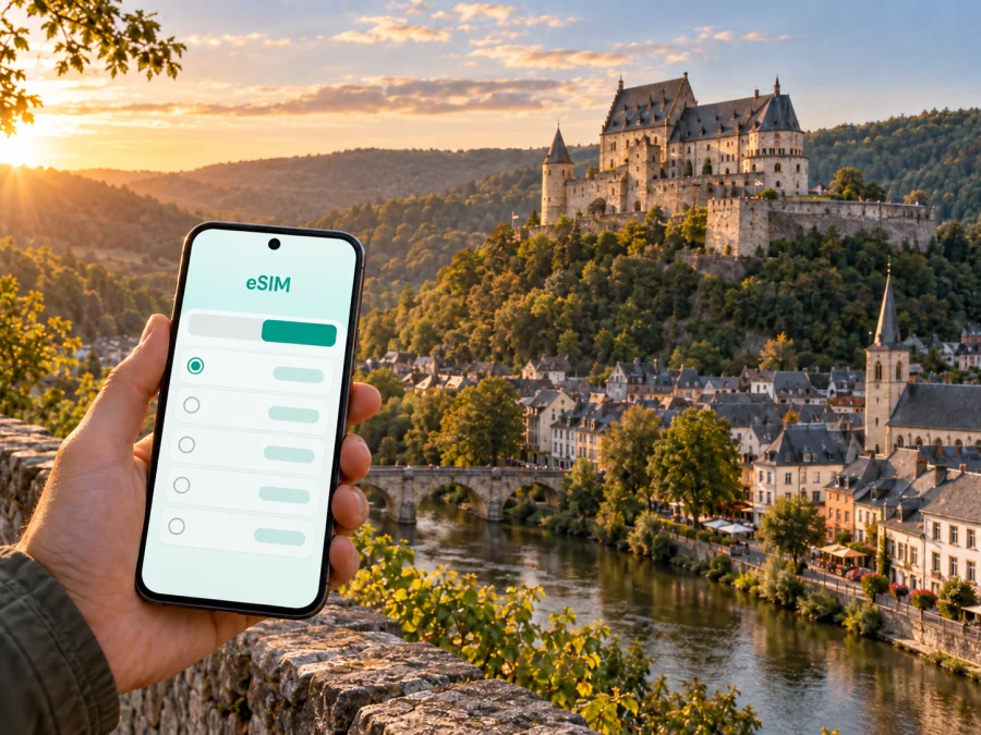 Vianden eSIM: Lüksemburg’da mobil internet rehberi