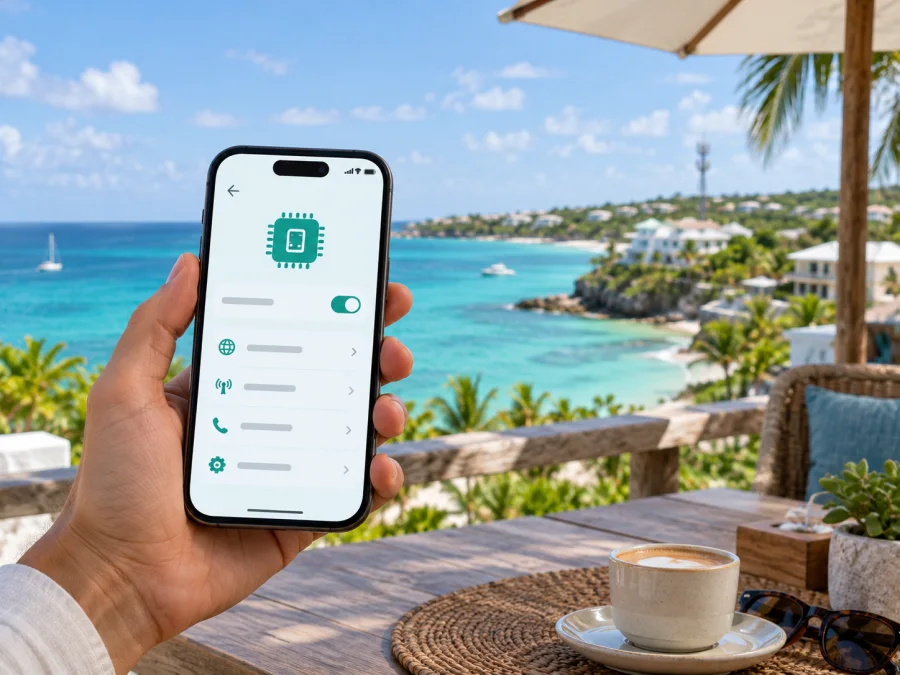 Turks ve Caicos Adaları’nda FLOW eSIM: rehber