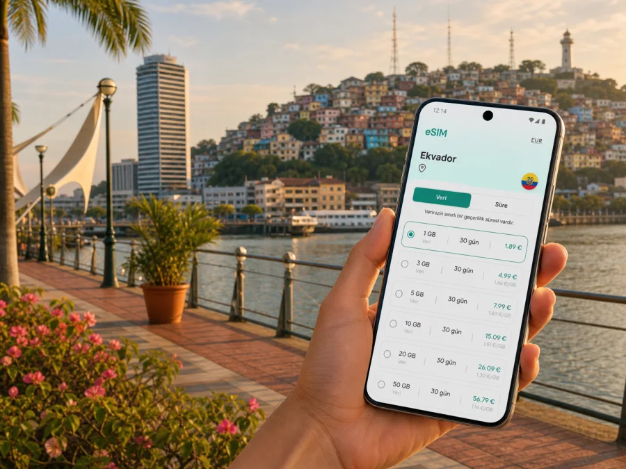 Guayaquil eSIM: mobil internet rehberi