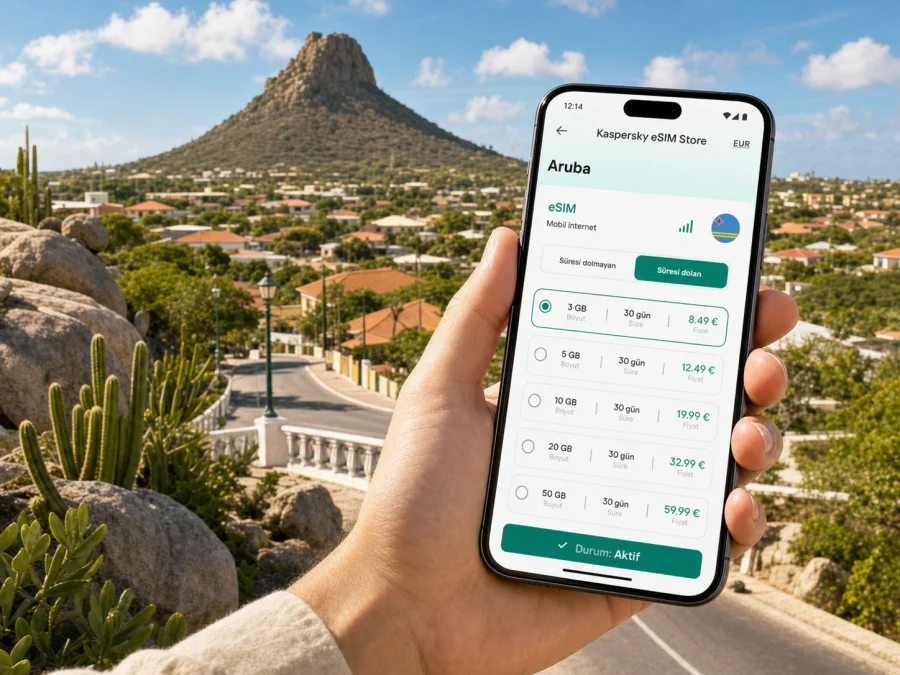 Paradera eSIM: Aruba'da mobil internet rehberi