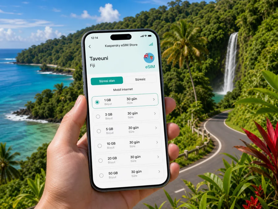 Taveuni eSIM: mobil bağlantı ve internet