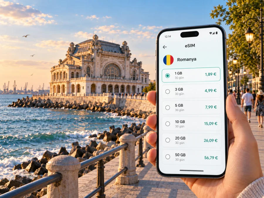 Köstence eSIM: Mobil İnternet ve Şehir Rehberi
