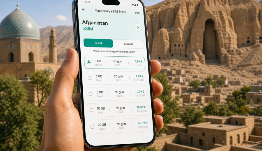 Afganistan eSIM: mobil bağlantı ve internet