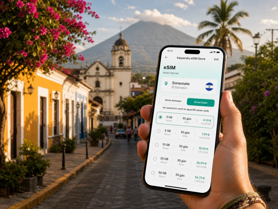 Sonsonate eSIM: mobil internet ve bağlantı