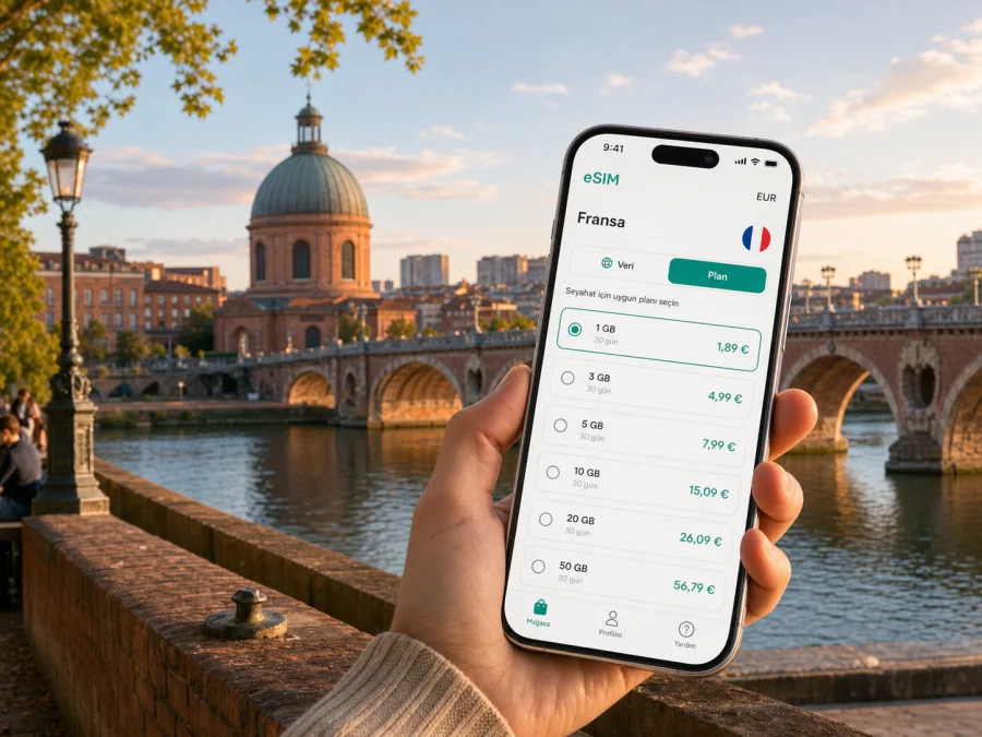 Toulouse eSIM: mobil internet rehberi