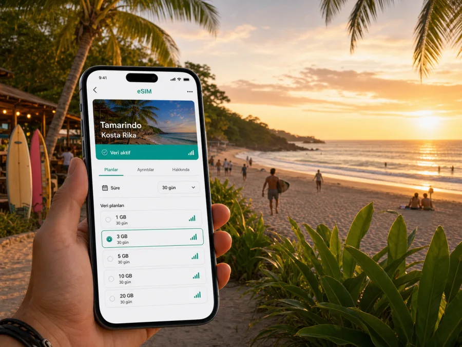 Tamarindo eSIM: mobil internet rehberi