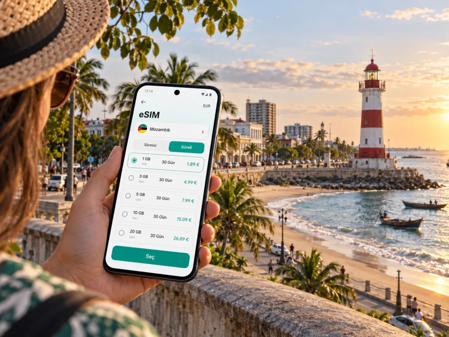 Beira eSIM: Mozambik Seyahati İçin Mobil İnternet