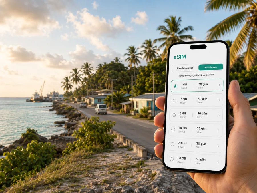 Aiwo eSIM: Nauru'da mobil internet rehberi