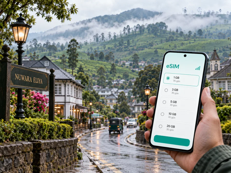 Nuwara Eliya eSIM: İnternet ve Bağlantı Rehberi