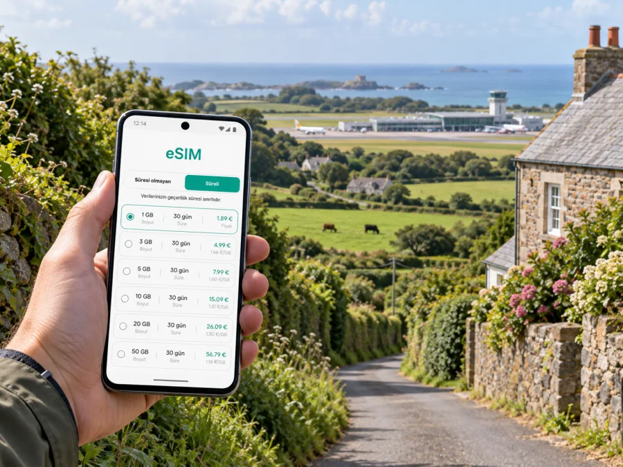 Orman Guernsey eSIM: Mobil İnternet Rehberi