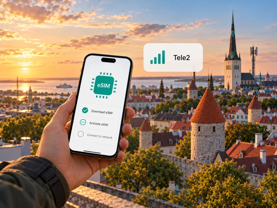 Tele2 eSIM Estonya: Kurulum ve Seyahat