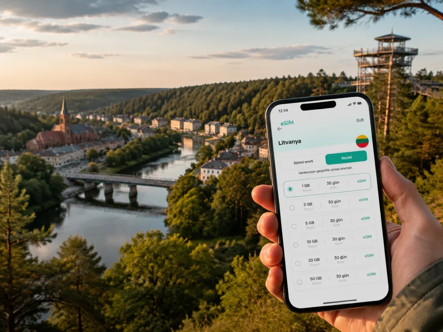 Anyksciai eSIM: Litvanya’da mobil internet
