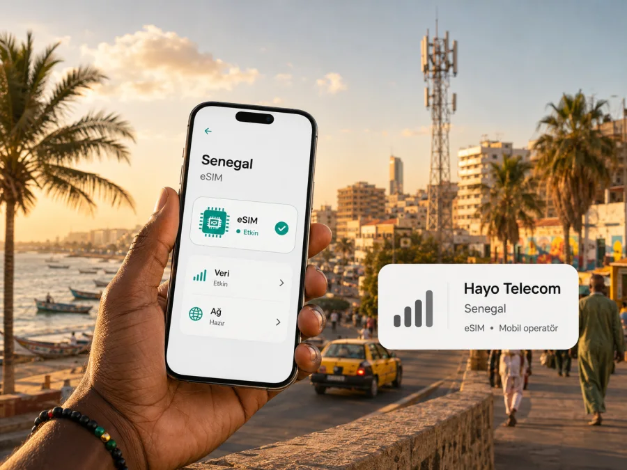 Hayo Telecom eSIM Senegal'de: neyi kontrol etmeli