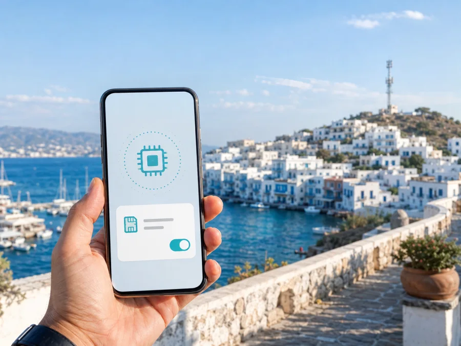 Nova eSIM Yunanistan'da: neyi kontrol etmeli
