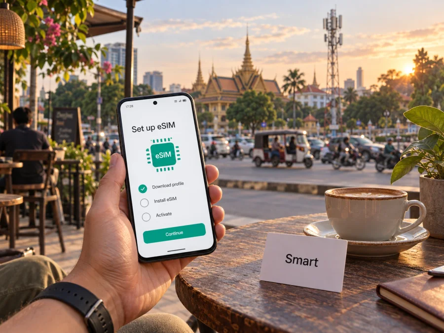 Smart eSIM Kamboçya: Bağlantı ve Aktivasyon Rehberi