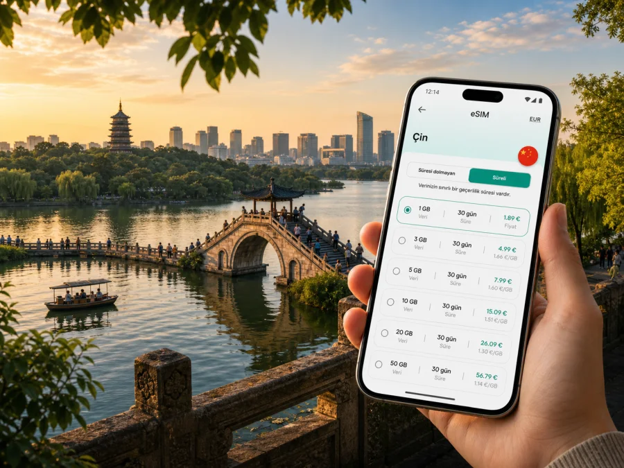 Hangzhou eSIM: mobil internet rehberi
