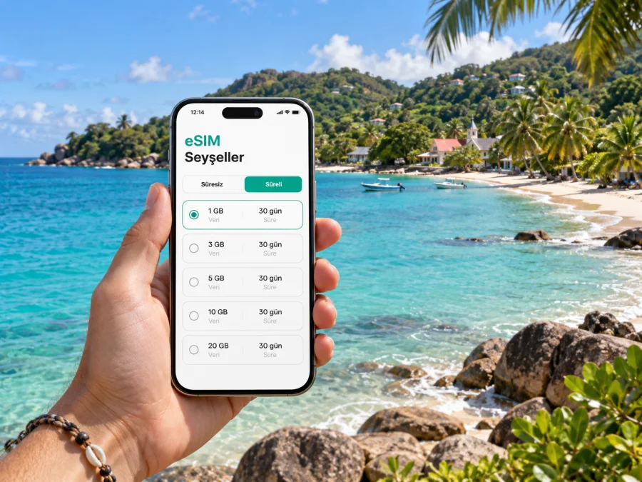 Anse Royale eSIM: Seyşeller'de Mobil İnternet