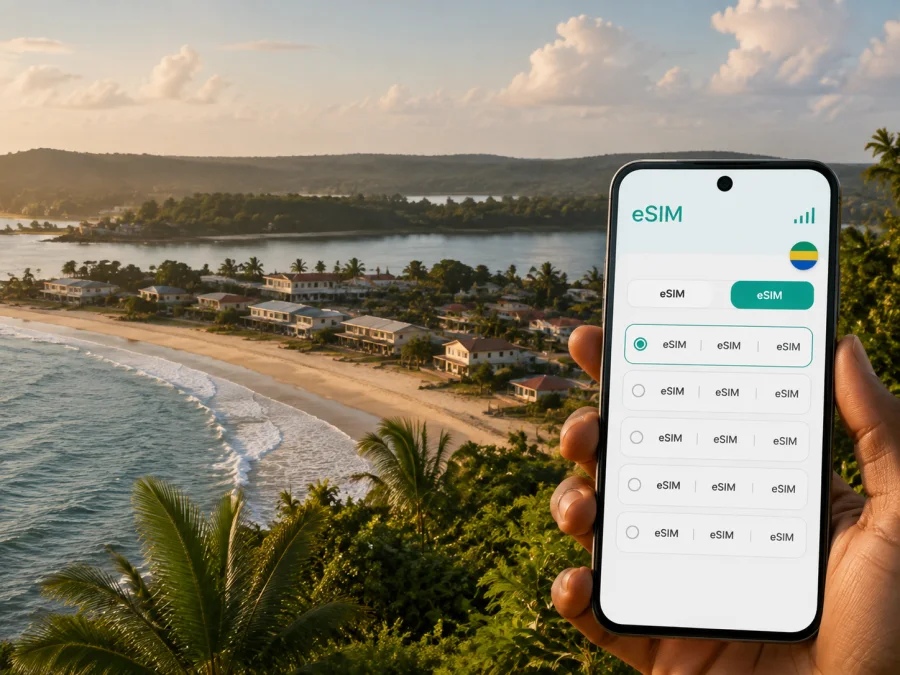 Mayumba eSIM: Gabon'da mobil internet rehberi