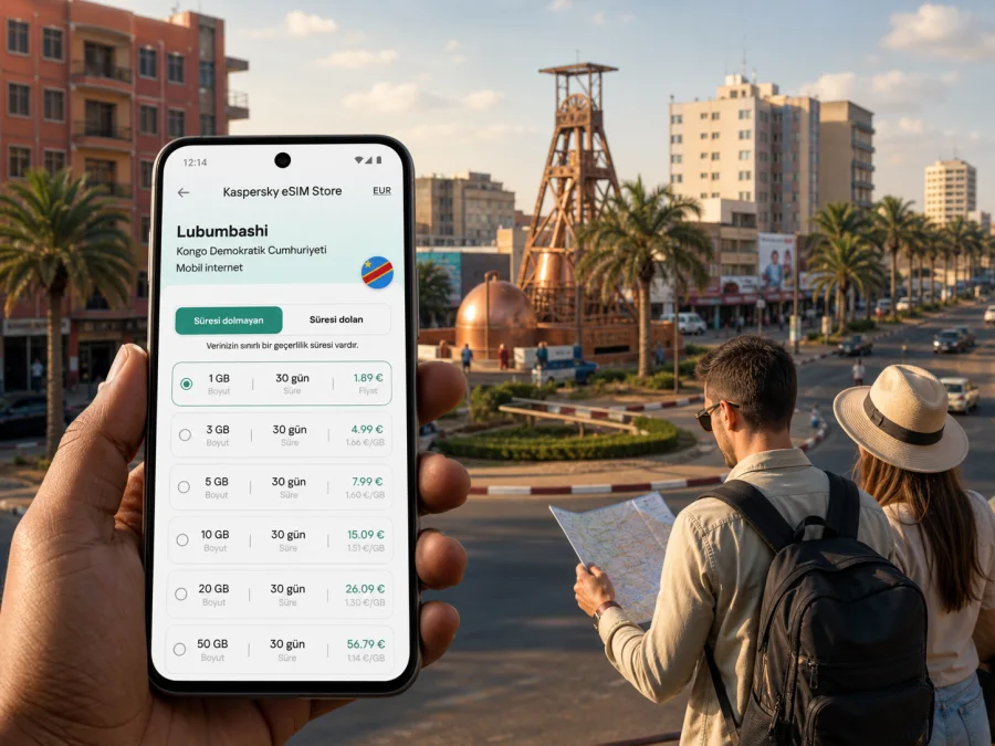 Lubumbashi eSIM: mobil internet rehberi