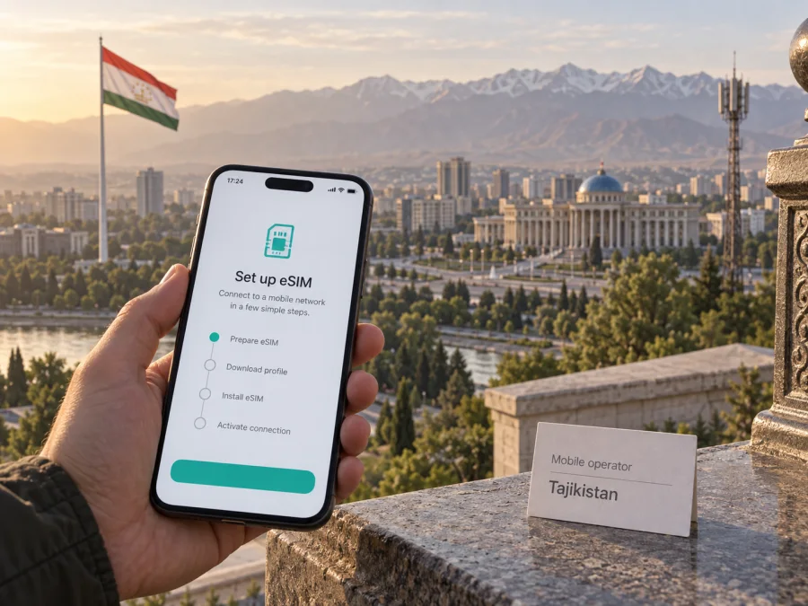 Babilon-Mobile eSIM Tacikistan’da: başvuru ve kurulum