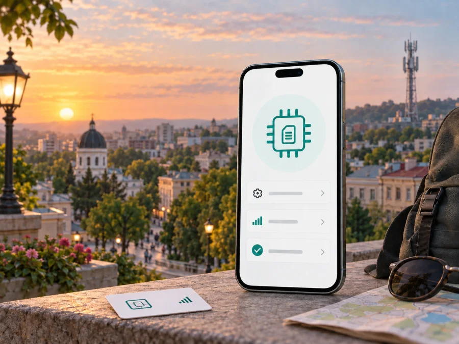 Orange Moldova'da eSIM: bağlantı ve seyahat rehberi
