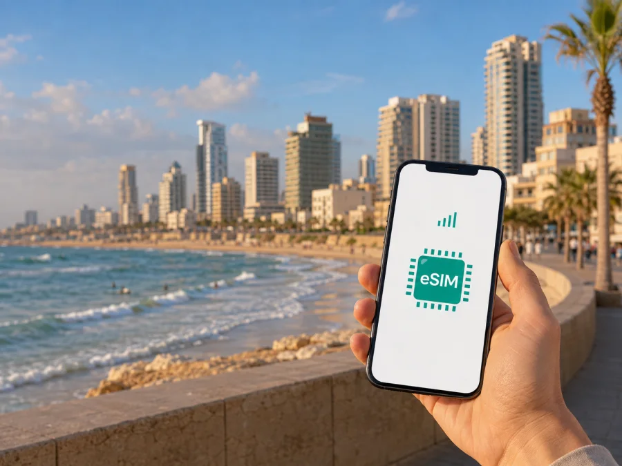 Tel Aviv eSIM: mobil internet rehberi