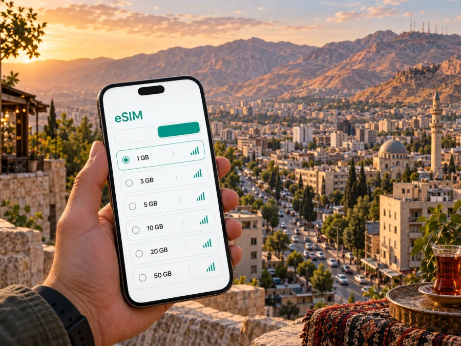 Süleymaniye eSIM: mobil internet ve şehir rehberi