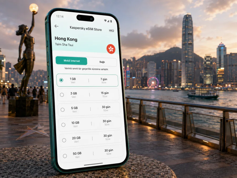 Tsim Sha Tsui eSIM Satın Al | Kaspersky