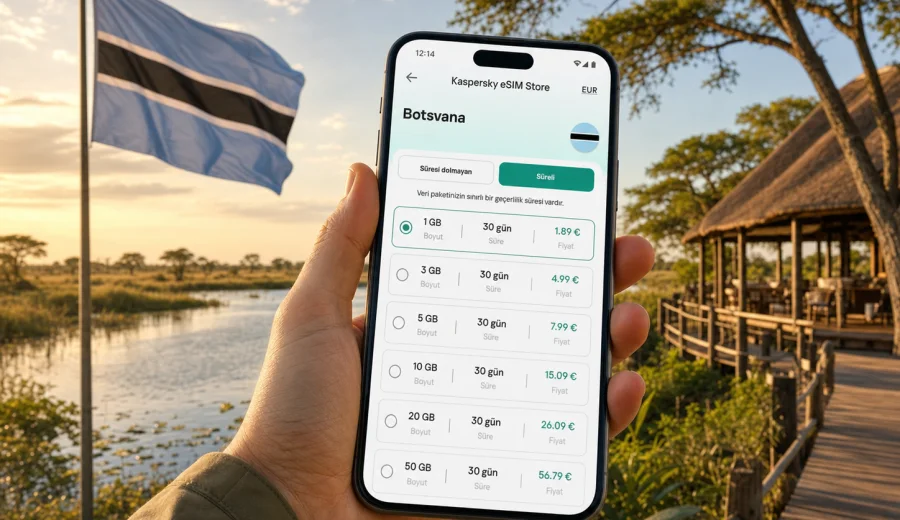 Botsvana eSIM: mobil internet rehberi