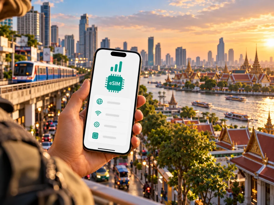 True Corporation eSIM Tayland: Seyahat ve bağlantı